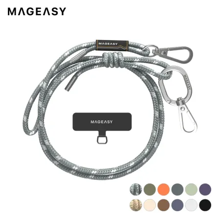 MAGEASY STRAP 萬用掛繩扣 斜背兩用 可調式背帶吊繩 6mm 手機掛繩/掛繩夾片組✿80D024